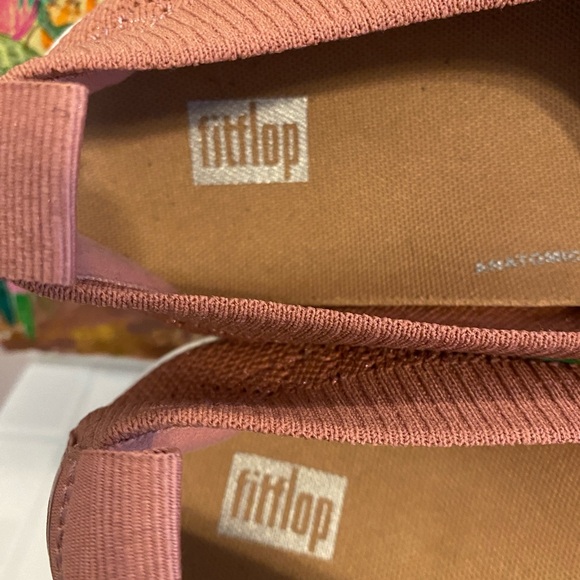 FitFlop Women's Uberknit Slip-on Ballerina Ballet Flat, Miami Violet, Size 8 - Picture 10 of 14